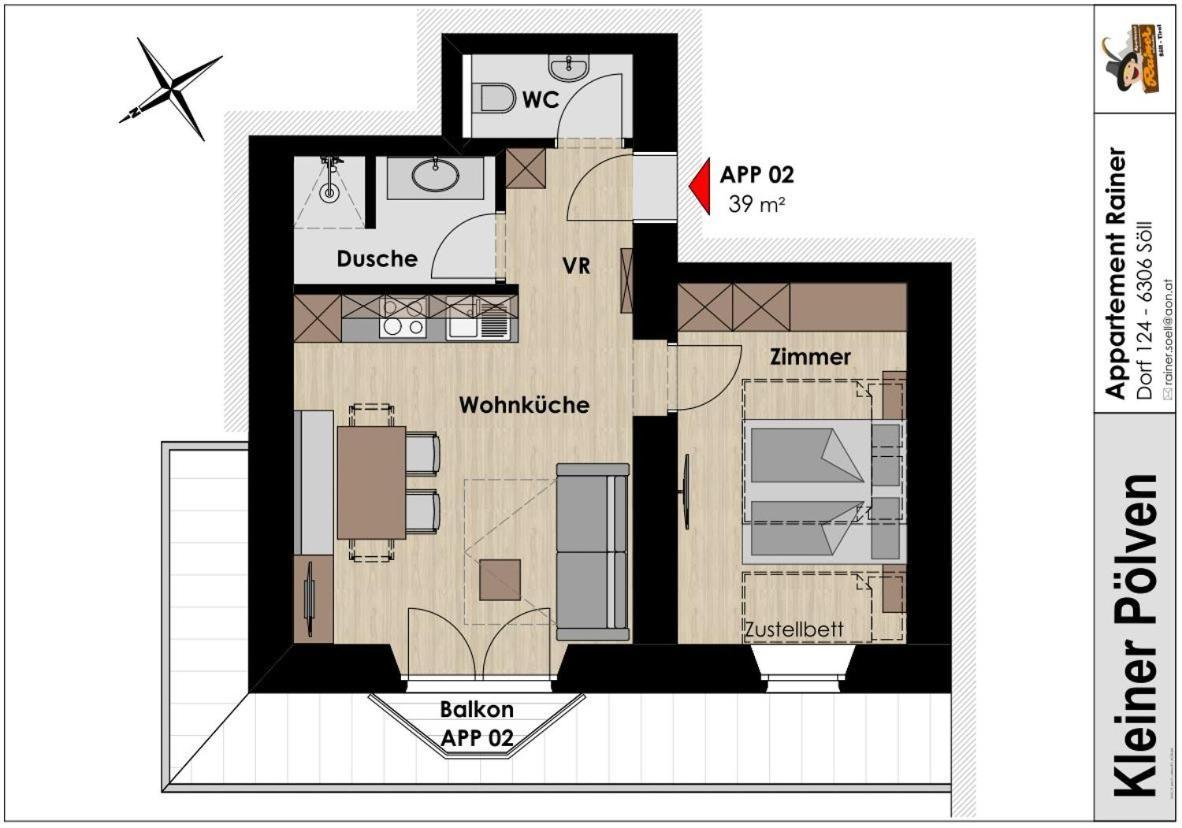 Apartment Rainer - Mittendrin 솔 외부 사진
