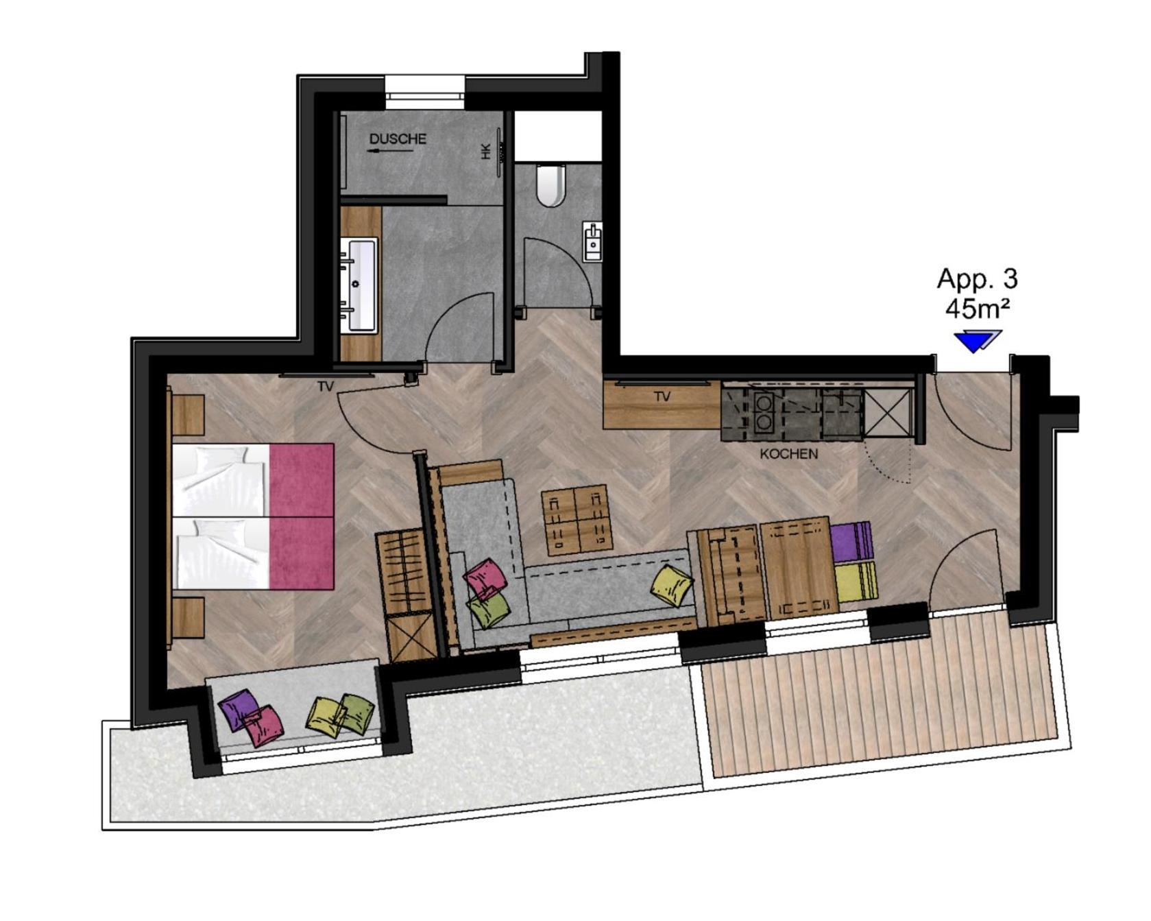 Apartment Rainer - Mittendrin 솔 외부 사진